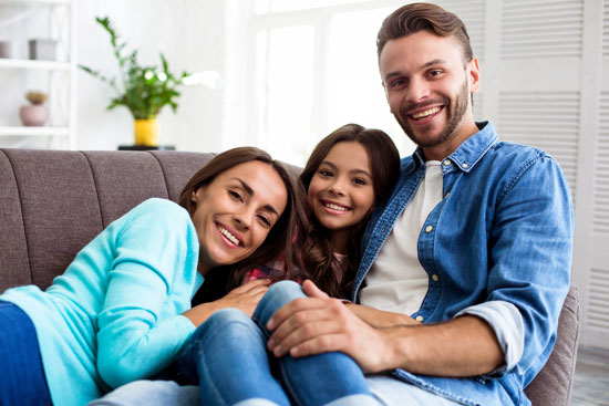 Familia tranquilidad